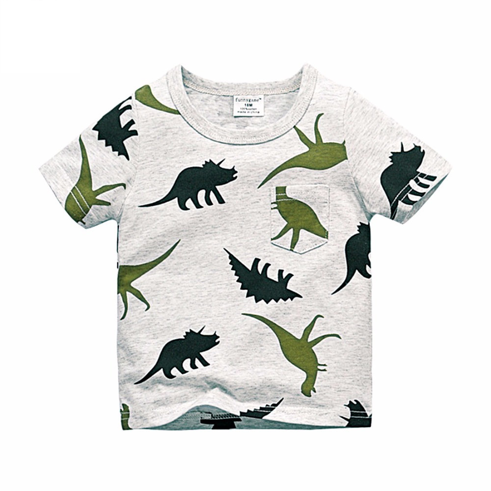 Cotton Dinosaur T-Shirt (2-7 years)